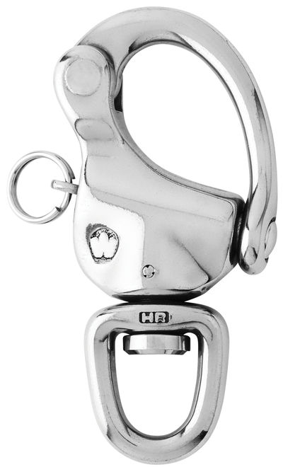66mm 316 Stainless Steel Snap Shackle with Fixed Eye 52mm 96mm Sizes Avail 