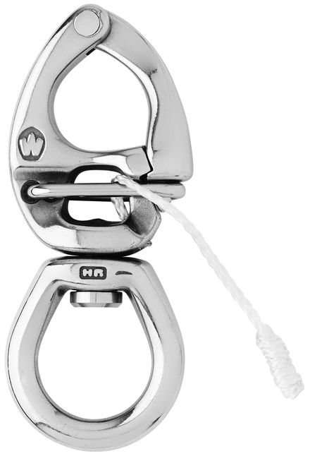 10pcs 32mm Marine Grade 304 Stainless Steel Snap Shackle With Swivel Bail 