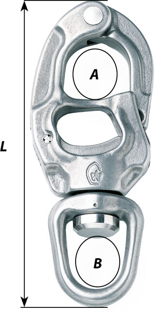 Speedlink HR trigger snap shackle - Universal eye - Length: 134 mm