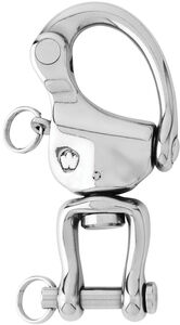 HR snap shackle - With clevis pin swivel - Length: 120 mm 