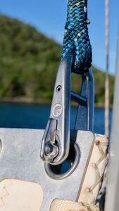 ak＊ページ Key pin shackle with bar - Dia 6 mm | Wichard Marine