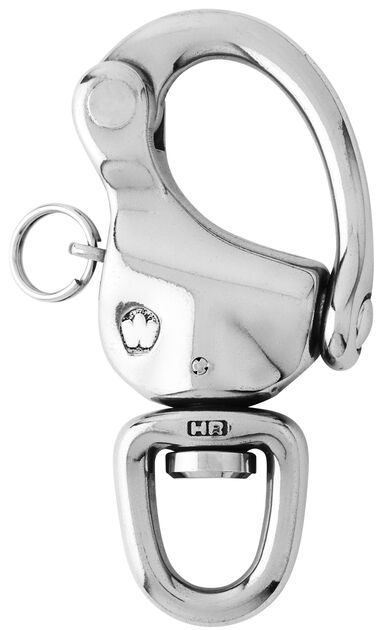 HR snap shackle - With swivel eye - Length: 70 mm | Wichard