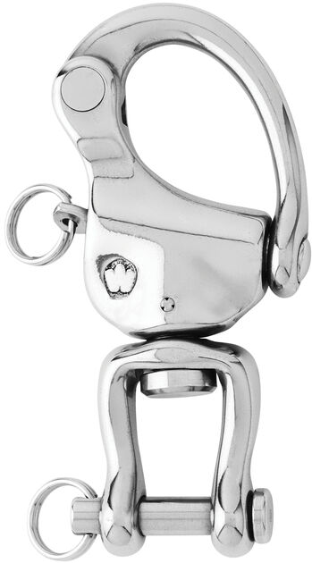 KIMISS Duty 304 Stainless Steel Swivel Ring Snap Rolling Shackle Device(6mm)